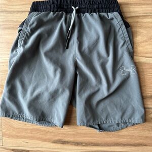 Under Armour Charcoal and Black Shorts